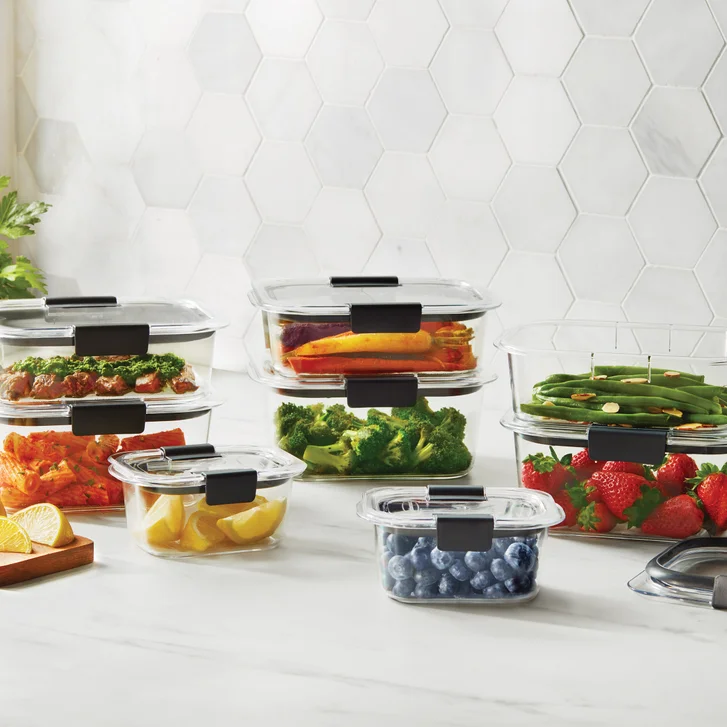 Camp Kitchen Organization: How to Store Food and Wash Dishes Like a Pro Rubbermaid Brilliance Food Storage Containers