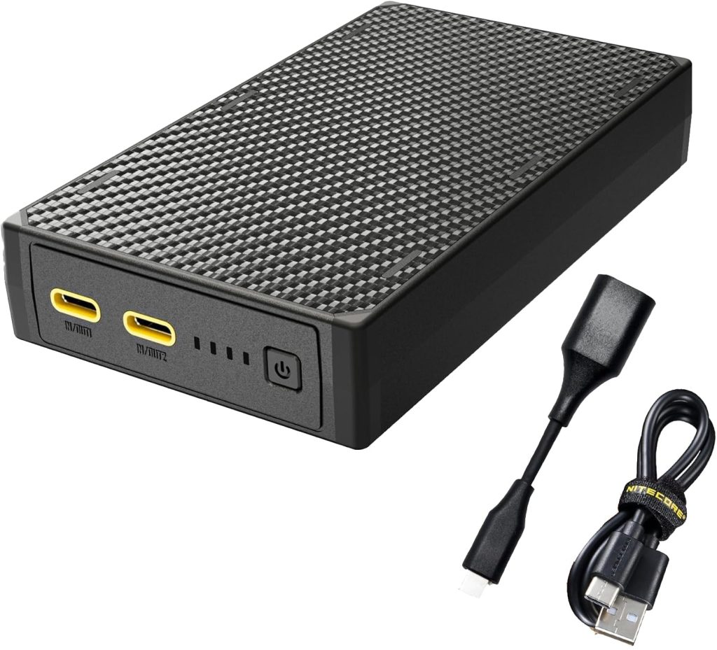 Top 5 Powerful Power Banks & Solar Panels for Wild Camping NITECORE NB20000 Ultra-Slim Power Bank