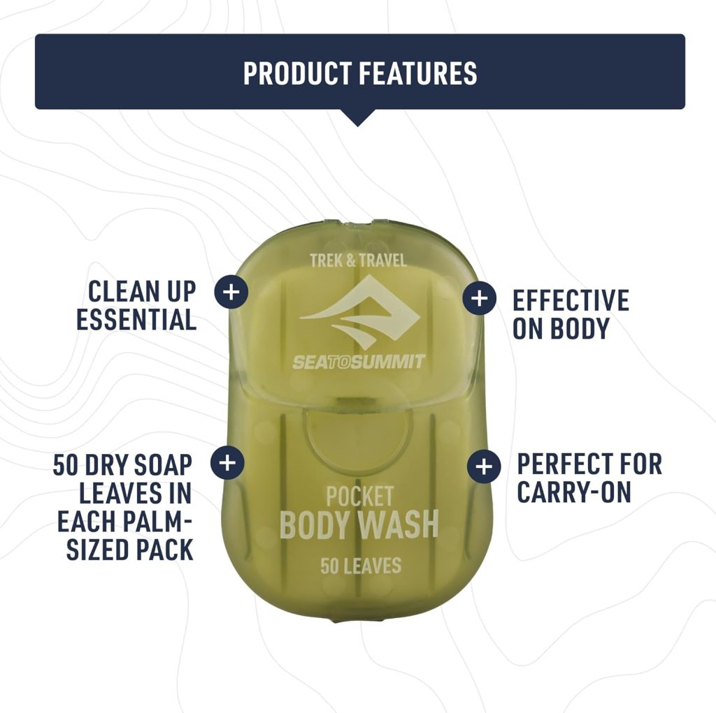 Hiking & Camping Hygiene: How to Stay Clean When There’s No Shower Sea to Summit Pocket Body Wash