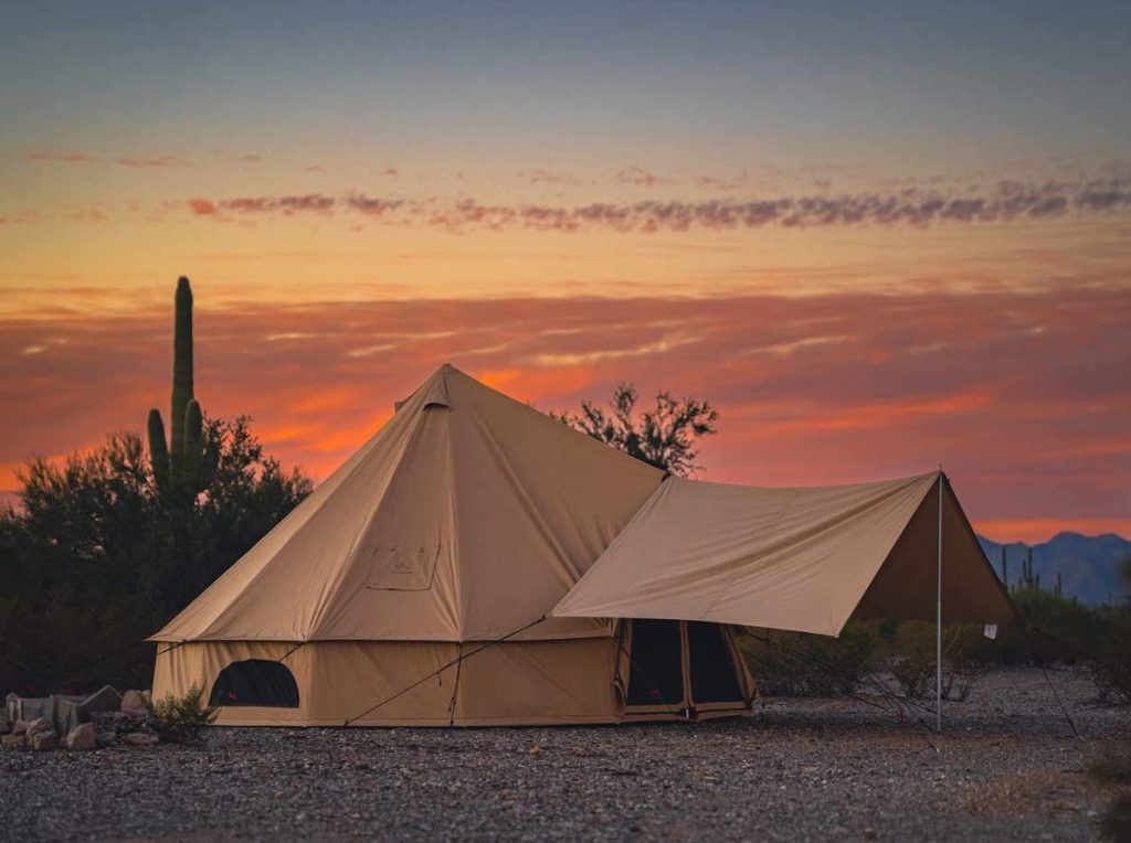 White Duck Canvas Bell Tent